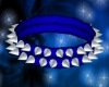 Blue Spike Collar {M}