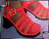 Red Jelly Shoes