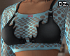 D. Fishnet Blue Top!