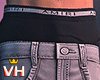 Denim Scar Short 2/3