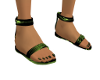 [KC]Green Heart Sandals