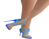 Fancy Turquiose Heels
