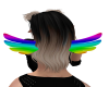 Rainbow angel wing