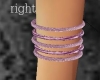 pink Bracelets R. hand
