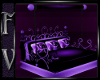 ~F~Purple Rose Swing Bed