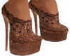 brown butterfly heel