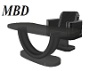 (MBD) Gray Contemp Desk