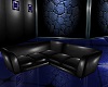 MP~BLACK LEATHER COUCH