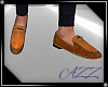 *A* Tanned Brown Loafers