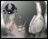 !耳white headphones