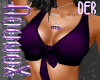 ") TIE HALTER D PURPLE