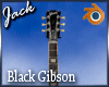 Wall deco Black Guitar