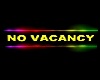PA NO VACANCY Neon Sign