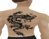 Tribal Dragon Back Tatto