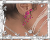 Snowball Earrings- Pink