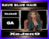 RAVE BLUE HAIR