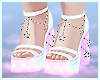 ☾ Pink Star Heels