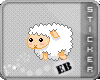 [eb] Fluffy Sheep Stkr