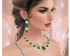Set joias esmeralda
