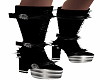 Black goth Boots