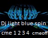 Dj light blue spin
