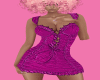 "D" Pop Pink Dress RL