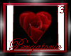 (P) Framed Heart Rose