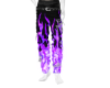 Purple flame Pants