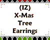 (IZ) X-Mas Tree Earrings