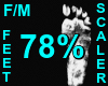 78% Feet Scaler F/M