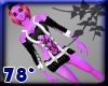 magenta tattoo skin
