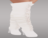 MM WHITE LONG BOOTS