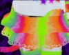 Rainbow Neko skirt