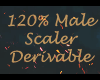 Male Scaler 120% [Deriv]
