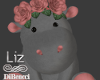 Rose Kids Toy Hippo
