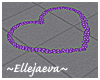 Wisteria Floor Heart
