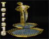 Gold glass fountain
