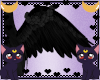 FOX black foral wings