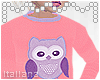 Kids Purple Owl Sweater