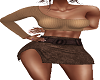 brown skirt tan top  RLL