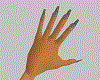 Zebra Print Fingernails 
