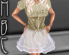 HBC Cream Plaid Dress