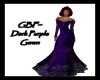 GBF~Dk Purple Bead Gown