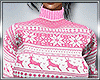 Christmas sweater pink
