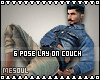 6 Poses Lay On Couch