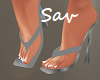 Gray Sandals