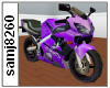 Purple Sports Bike