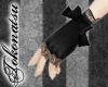 [T] Black Lace Gloves