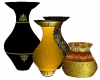 {ALR}Black&Gold Vases