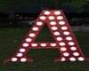 A Letters Animated Sign